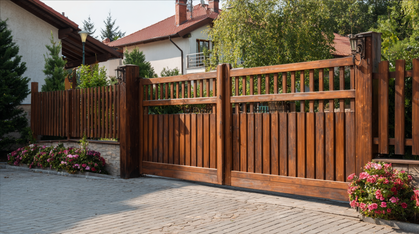 Portail en bois